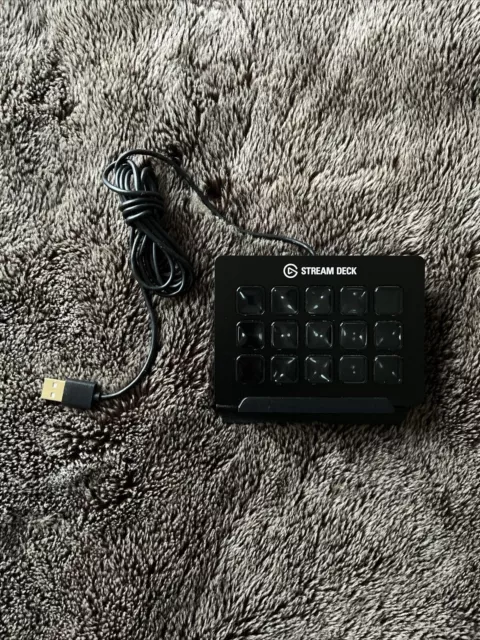 Controlador de creación de contenido en vivo Elgato Stream Deck - negro, 15 teclas