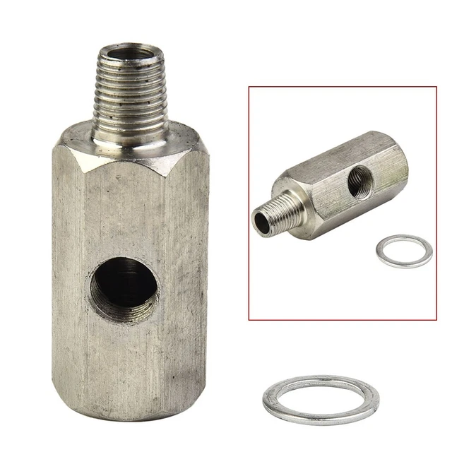 Capteur Turbo Adaptateur 50mm/1.97inch Universel 1/8 " Bspt Huile Pièces Utile