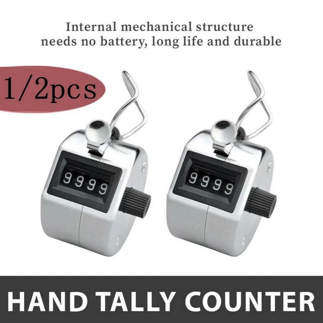 Mechanischer Zähler Handgehalten Lange Lebensdauer 4Stellig Handflächenklick