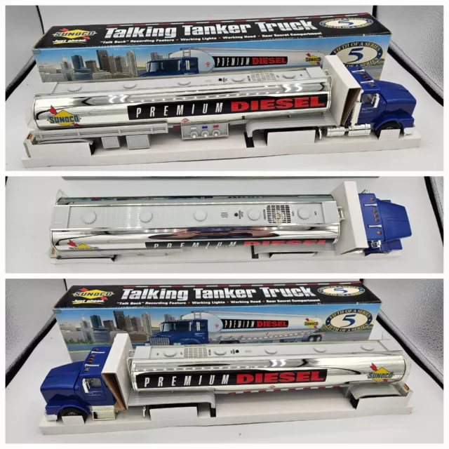 1998 Sunoco Talking Tanker Truck Premium Diesel Collectible Tanker NEW IN BOX