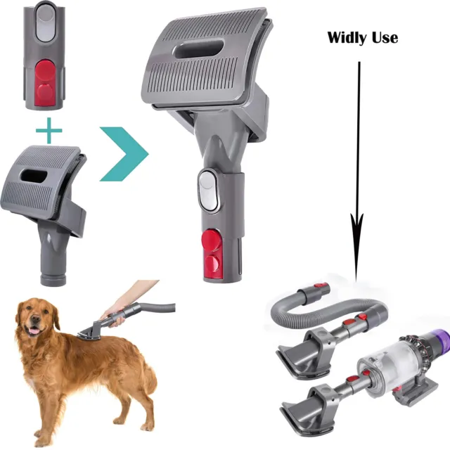 Groom Tool Vacuum-Assisted Dog Groomer for Dyson Vacuum Cleaner V7 V8 V10 V11