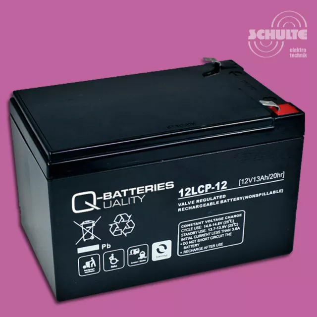 Ersatz-Akku Batterie 12V 13Ah für elektrische Kehrmaschine Haaga 677 Profi-Line