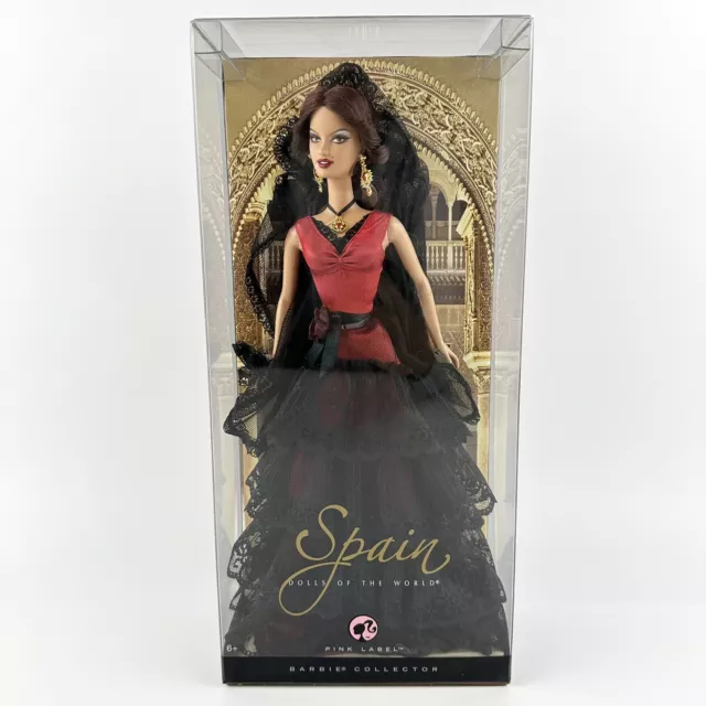 Barbie Dolls of the World Spain Pink Label 2007 Mattel L9583