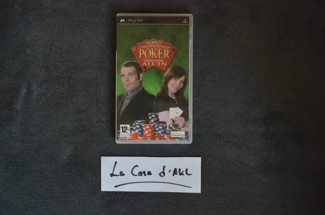 ₪ PAS DE JEU ₪ Boite VIDE de PSP FR - World Championship Poker All In