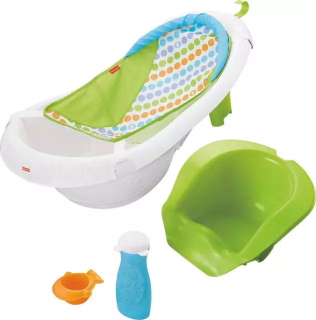 Fisher-Price Baby to Toddler Bath 4-In-1 Sling ‘N Seat Tub New Gift