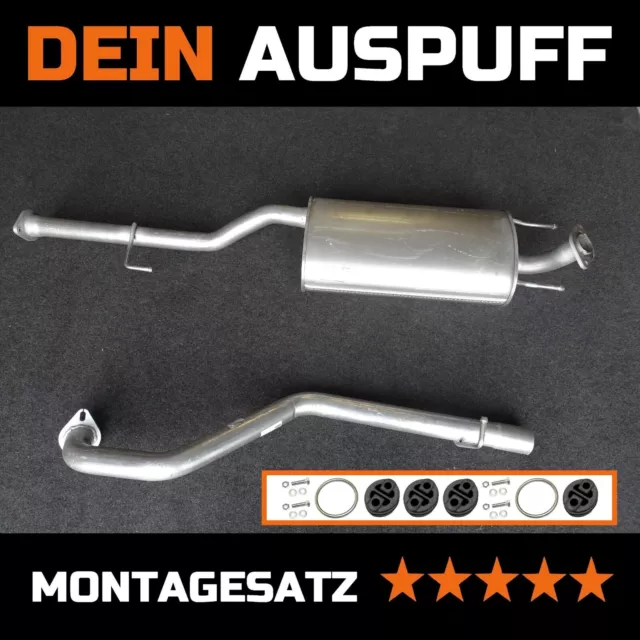 Auspuffanlage für Toyota Hilux VII Pick-up 2.5 3.0 D J039