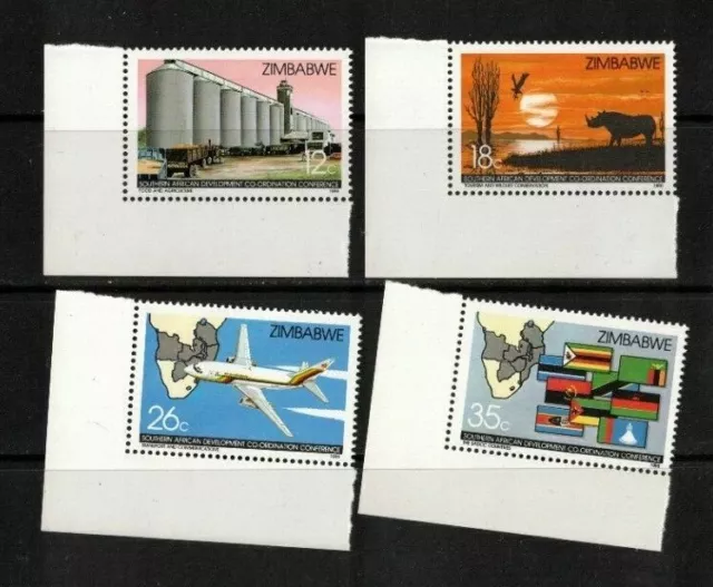 1986 Zimbabwe Stamps SG 690/3 Set of 4 MUH