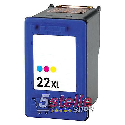 Cartuccia Colore 22Xl Per Hp Deskjet F2180 F2187 F2224 F2280 F2290 F4140 F4172