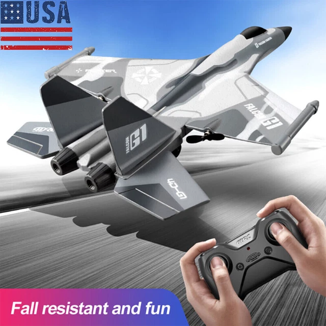 RC PLANE FIGHTER Jet Model EPP Remote Control Drone Aircraft Toy Kids