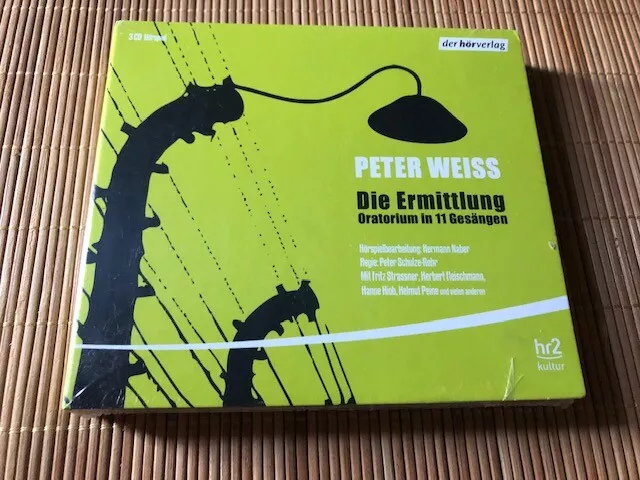 Peter Weiss * Die Ermittlung: Oratorium in 11 Gesängen* 3CD * Hörspiel * DHV*OVP