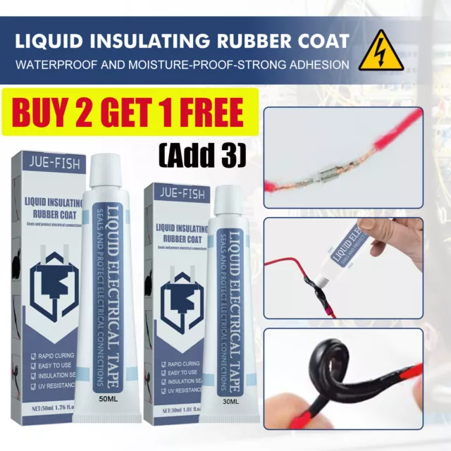 Liquid Insulation Electrical Tape Tube Paste Waterproof Fast-Dry US FAST