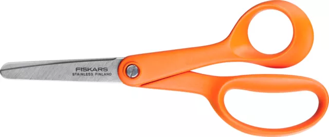 "Tijeras infantiles"" universal Fiskars con puntas redondeadas