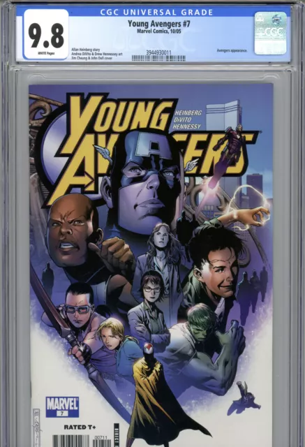 Young Avengers #7 (2005) Marvel CGC 9.8 White Kate Bishop