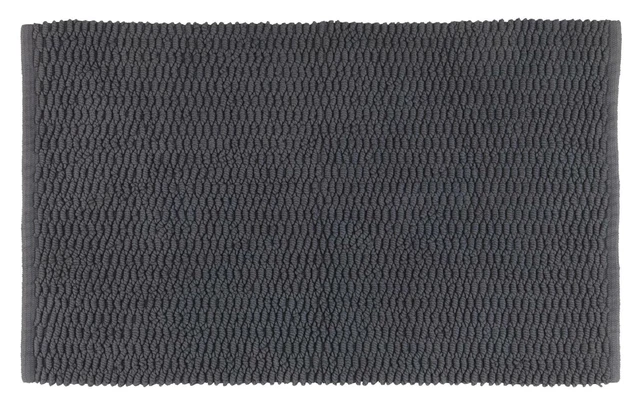 Badematte MONA, Baumwolle, 50 x 80 cm, dunkelgrau, Wenko