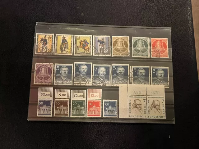 Alte Briefmarken Berlin - BRD - Bund - Sammlung - Konvolut - aus Nachlass 2