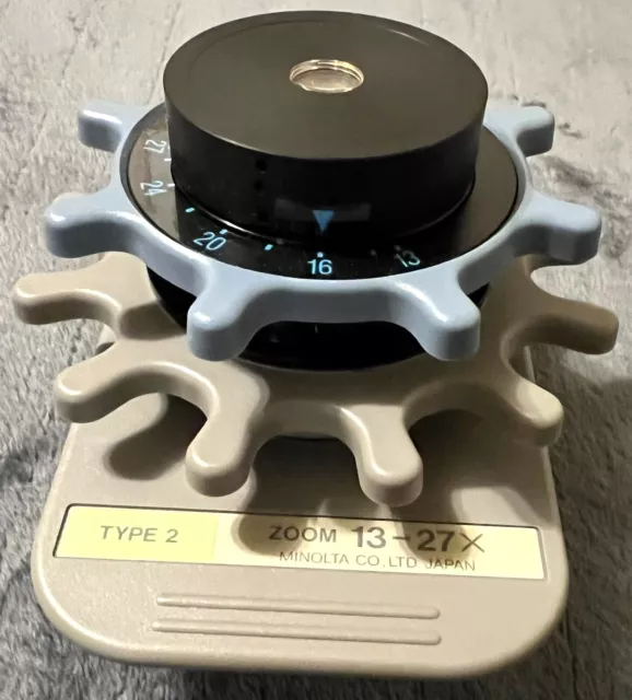 Minolta Lens Cluster Type 2 Zoom 13-27X for Minolta Microfilm/Microfiche Reader