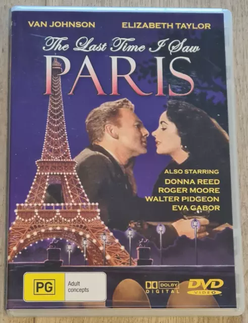 The Last Time I Saw Paris - DVD - Region 4 - FAST POST