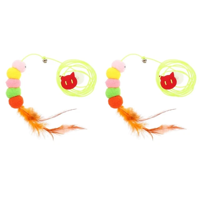 2x Hermoso juguete de puerta de gato Juguete interactivo para gatos Pro mascota