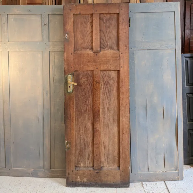 Solid Oak Four Panel Standard Size Church Door from St Mary’s Walthamstow