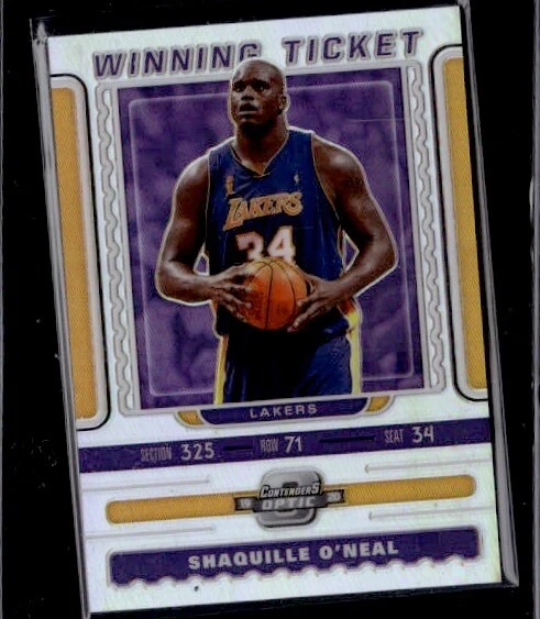 2019-20 Panini Contenders Optic Winning Tickets #5 Shaquille O'Neal