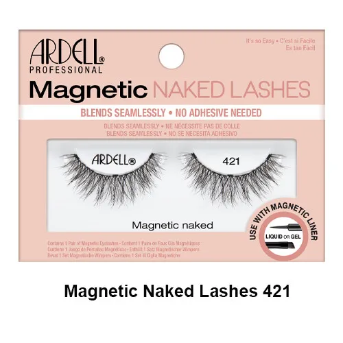 Ardell Magnetic Naked Lashes 421 -False Eyelashes Blends Seamlessly-Choose Yours