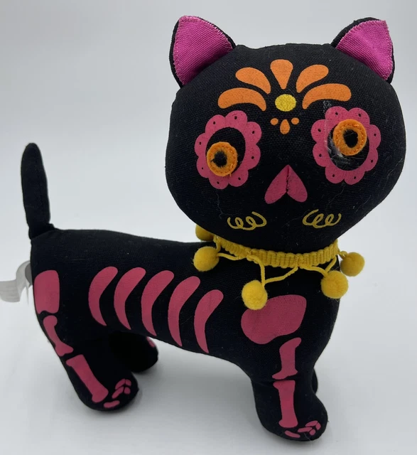 🏝️ Dia De Muertos Day of the Dead Halloween CALAVERA CAT 8”