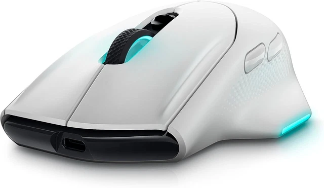 DELL ALIENWARE AW620M Wireless Gaming Mouse - Lunar Light £64.50 ...