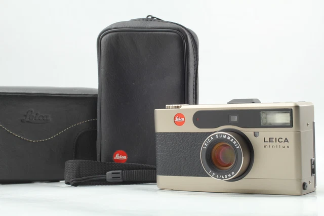 [Near MINT] Leica Minilux ZOOM Silver Point & Shoot 35mm Film Camera From Japan