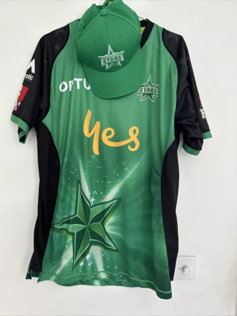 Majestic BBL KFC Polo L - Large Melbourne Stars & Hat