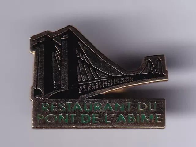Rare Pins Pin's .. Tourisme Pont Bridge Restaurant L'abime Alpes Gruffy 74 ~Fl