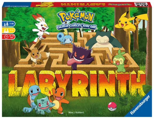 Ravensburger Familienspiel - 269495 Das verrückte Labyrinth Pokemon Edition neu