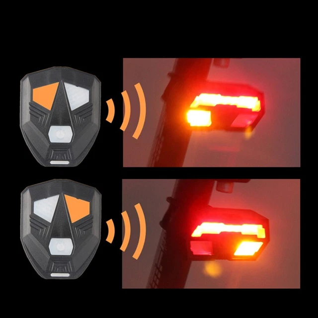 Luz trasera indicadora LED impermeable con control remoto para conducción nocturna