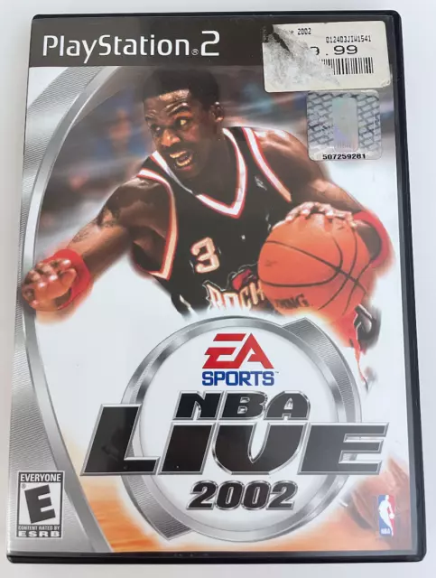 NBA Live 2002 Sony Playstation 2 PS2 Game COMPLETE CIB Tested ++ WORKING