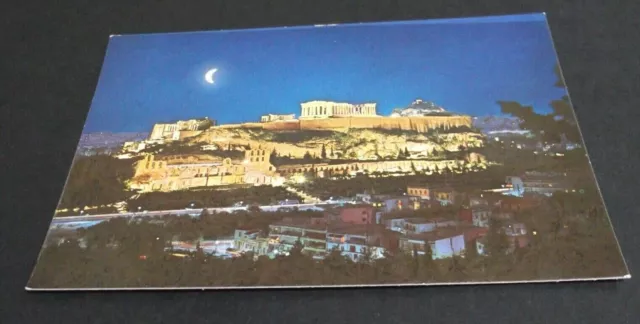 Grèce Athènes : L'acropole Lumineuse, Vue Carte Postale Souvenir Non Posté !