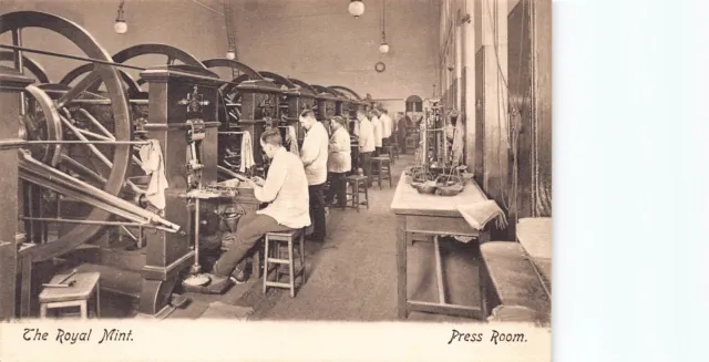The Royal Mint Press Room Postcard (C636)