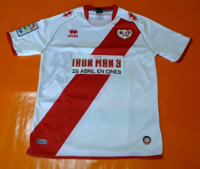 37/Camiseta Futbol Rayo Vallecano/Original 2013/2014/Talla M/Unica