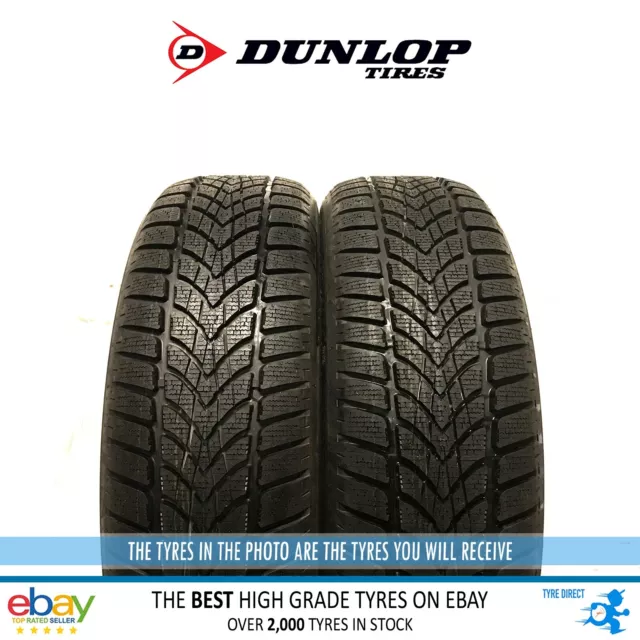 2X 215 55 18 - Dunlop Sp Winter Sport 4D - New Old Stock Tyres, Runflat M+S, 95H