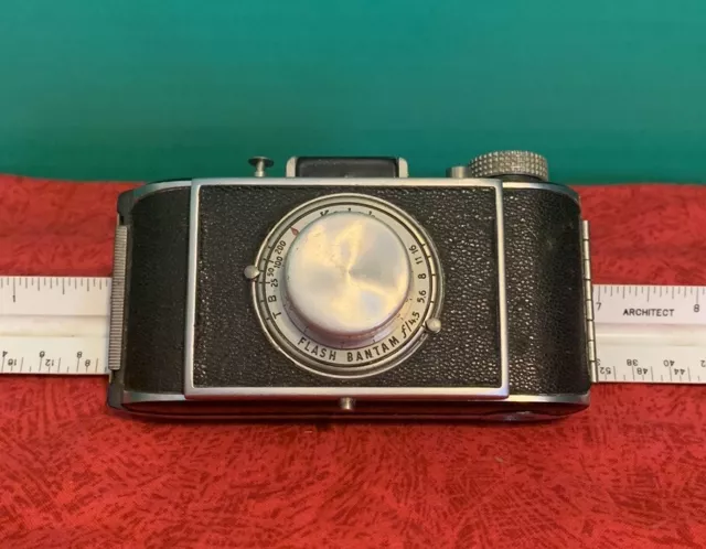 Vintage Kodak Flash Bantam Folding Film Bellows  Camera 48mm  f4.5 Anastar Lens