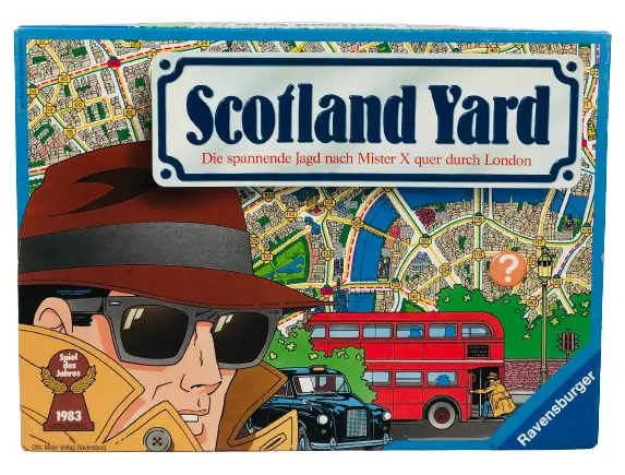 Scotland Yard | Ravensburger 1988 | Brettspiel Gesellschaftsspiel | Vollständig