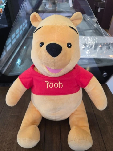 JUMBO TALKING WINNIE the Pooh Plush Soft Toy Disney Mattel Fisher-Price ...