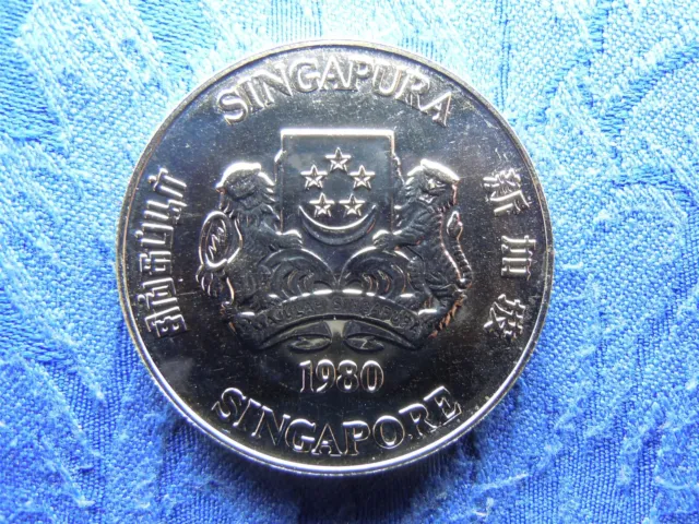 SINGAPORE 10 DOLLARS 1980, KM17.1a UNC
