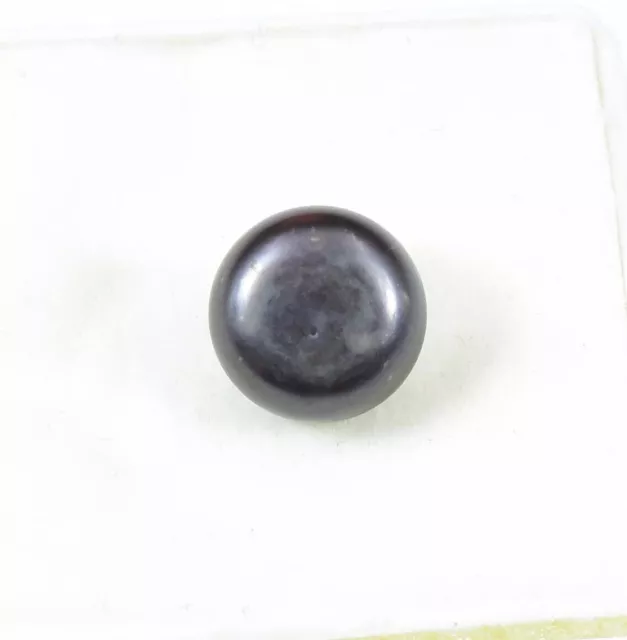 Gorgeous 8.65 Ct Natural South Sea Tahitian Pearl Reddish Black Pearl Certified