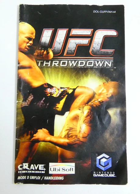 Notice Ufc Throwdown Pour Jeu Nintendo Gamecube Pal Fah Ubisoft Mode D'emploi