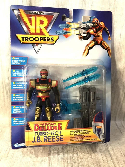Figurine VR Troopers Mega-Tech Ryan Steele – Kenner – Super Deluxe – Neuve Sous Emballage