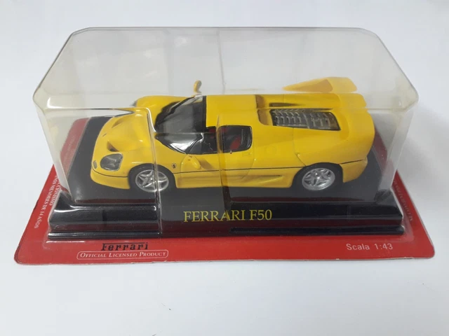 FERRARI F50 BARCHETTA 1995 Cabriolet au 1/18 BURAGO voiture miniature