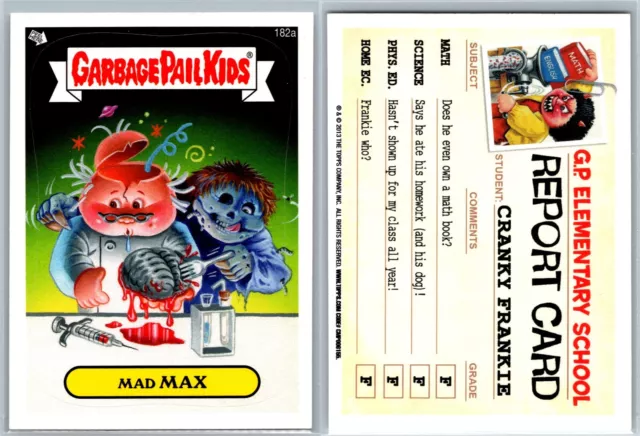 2013 Topps Garbage Pail Kids Brand-New Series 3 GPK Card Mad Max 182a