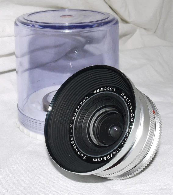 Objectif Schneider Retina Curtagon 28 Mm F/4 – Grand Angle Fixe Pour Appareils Kodak Reflex