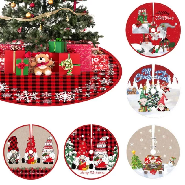 Falda de árbol árbol árbol de Navidad falda hogar fiesta decoraciones tela decoraciones
