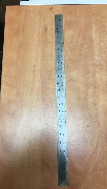 Starrett C404R-24 Tempered Steel Rule  Athol MA