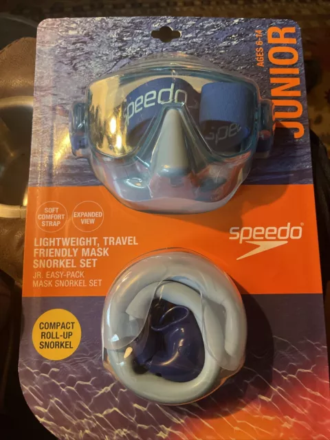 Speedo Junior Comfortable Exploration Set. Mask & Snorkel Kit.